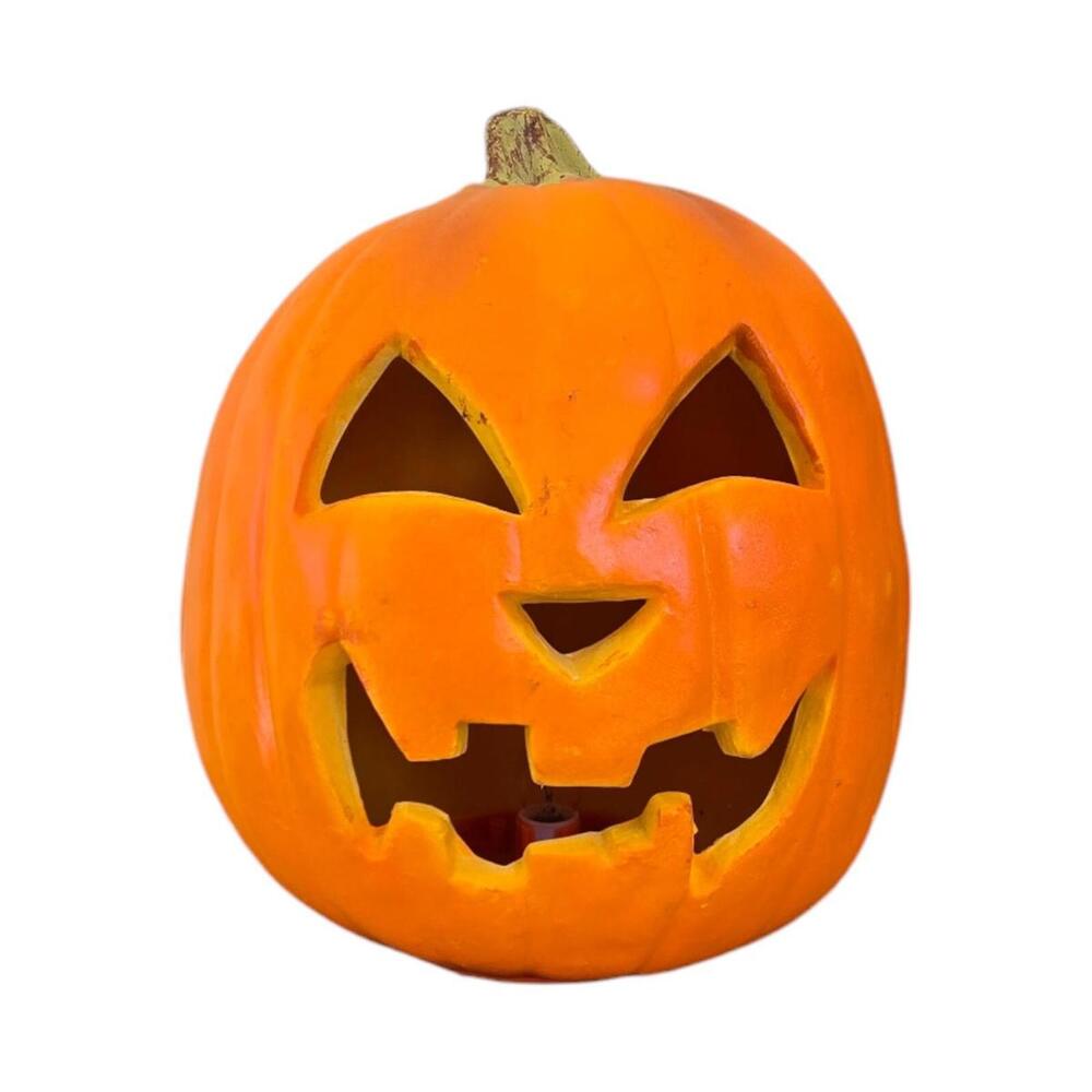 Vintage 1995 Trendmasters Halloween Light Up Pumpkin Jack O Lantern Works